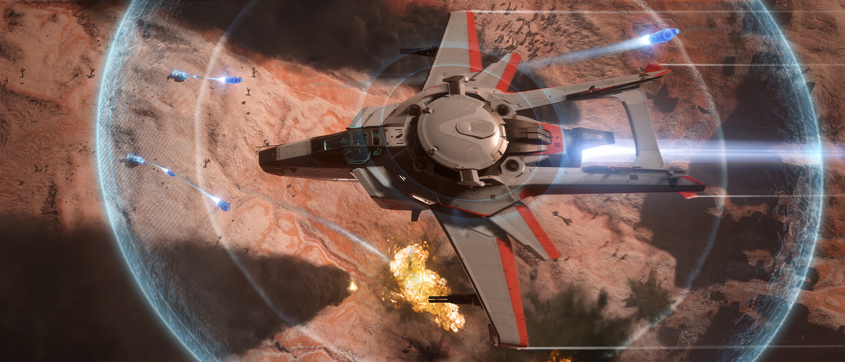 Artistic view of "F7C-R Hornet Tracker Mk II"