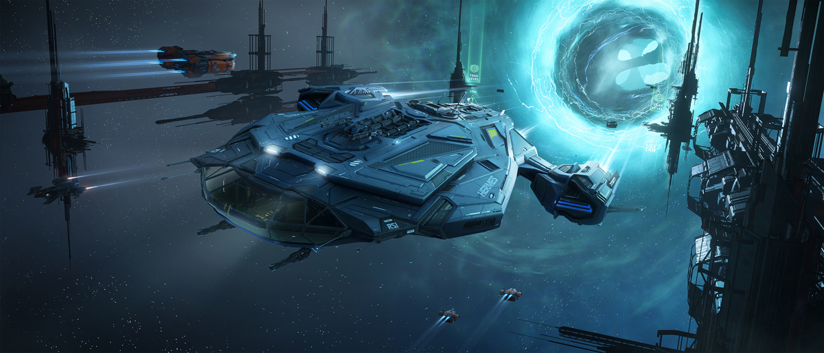 Artistic view of "Hermes"