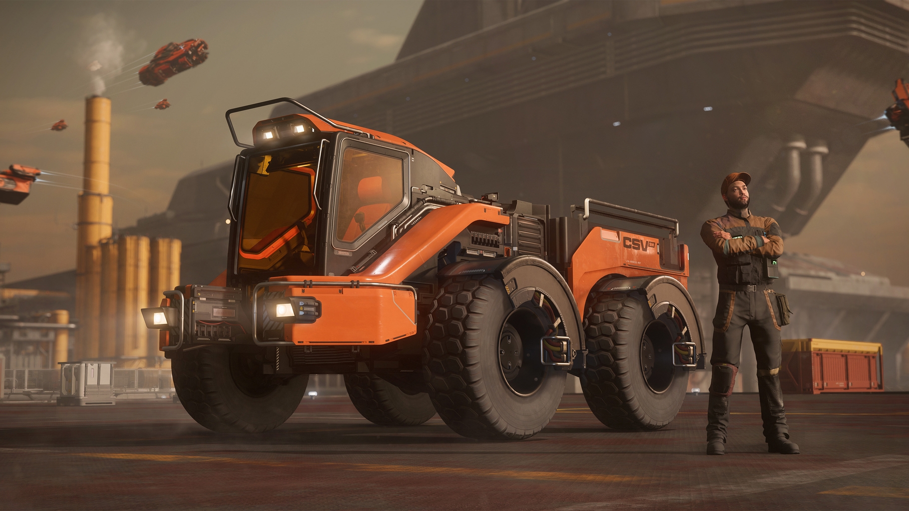 Artistic view of "CSV-SM"