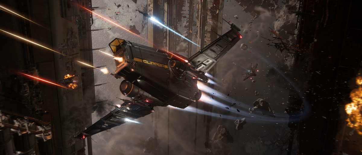 Artistic view of "Clipper"